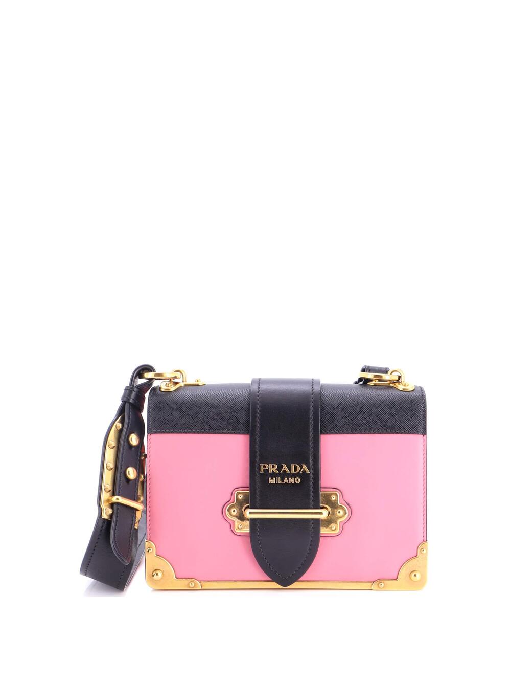 Prada Cahier Crossbody Bag Leather And #294875P99B